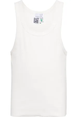 Natasha Zinko Top con logo estampado