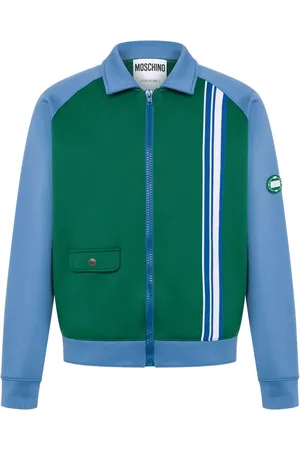 Moschino Chamarra deportiva con diseño color block