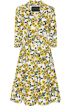 SAMANTHA SUNG Vestido camisero midi Audrey