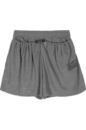 Natasha Zinko Shorts deportivos con eslogan estampado