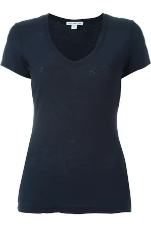 James Perse Playera con cuello en V
