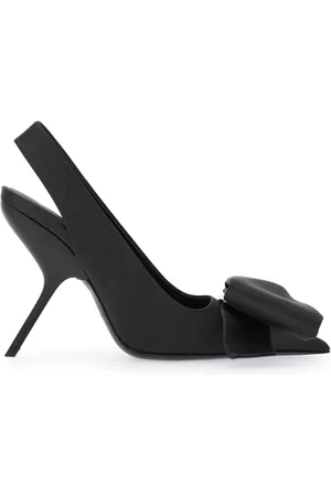 Salvatore Ferragamo Zapatillas con moño y tacón de 105mm