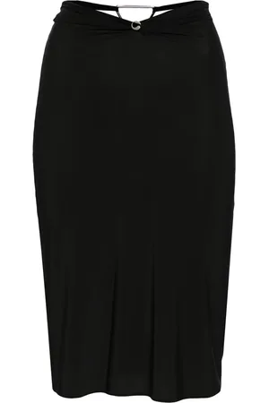 COPERNI Falda midi con aplique triangular