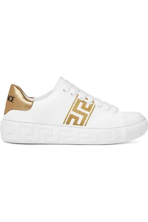 VERSACE Tenis con bordado Greca