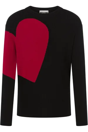 Moschino Suéter con corazones en intarsia