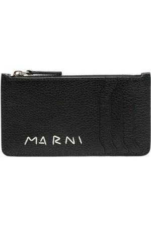 Marni Tarjetero con logo bordado