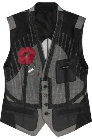 UNDERCOVER Chaleco con apliques florales