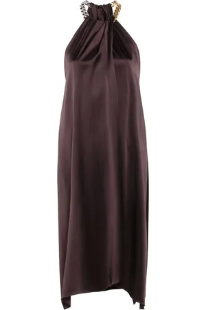 Stella McCartney Vestido midi con cadena Falabella