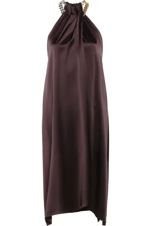Stella McCartney Vestido midi con cadena Falabella
