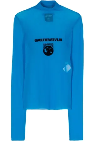 Jean Paul Gaultier Playera de malla de x Shayne Oliver