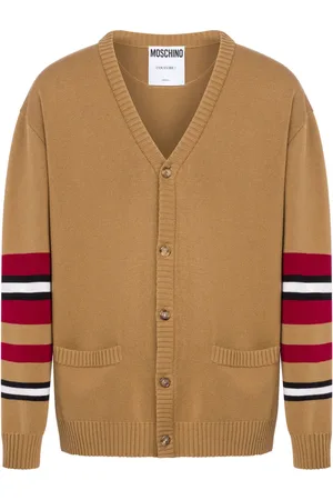Moschino Cárdigan con ribete a rayas