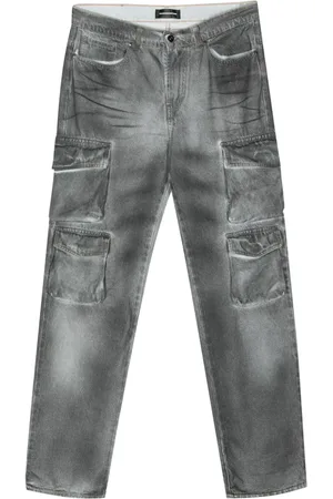 SALVATORE SANTORO Pants cargo de mezclilla
