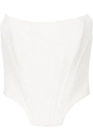 GIUSEPPE DI MORABITO Top tipo corset estilo strapless