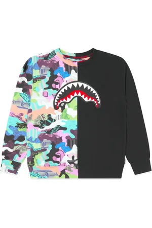 Sprayground Playera con dientes de tiburón estampado