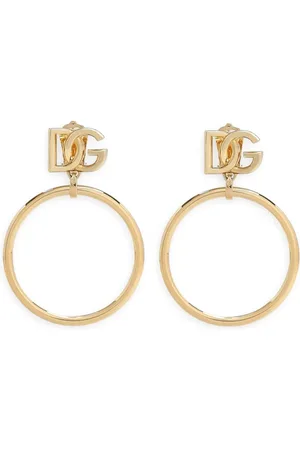 Dolce & Gabbana Arracadas con dije del logo DG