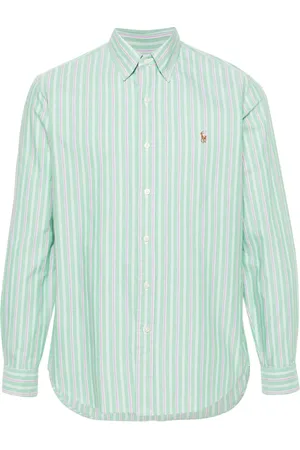 Ralph Lauren Camisa con motivo de rayas y logo bordado