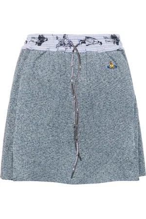 Vivienne Westwood Falda corta con bordado Kilt Bea Orb