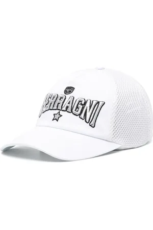 Chiara Ferragni Sombrero con paneles de malla y parche del logo