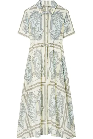 Tory Burch Vestido camisero estampado
