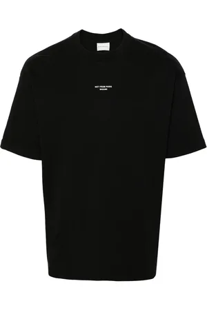 Drôle de Monsieur Playera con eslogan estampado