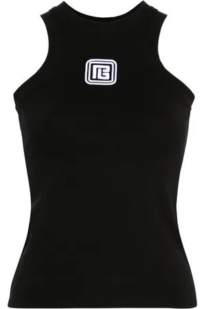 Balmain Camiseta con monograma PB