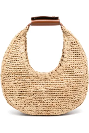 Staud Tote de rafia Moon