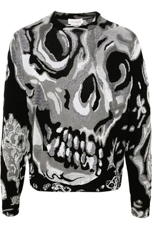 Alexander McQueen Suéter con motivo abstracto en jacquard