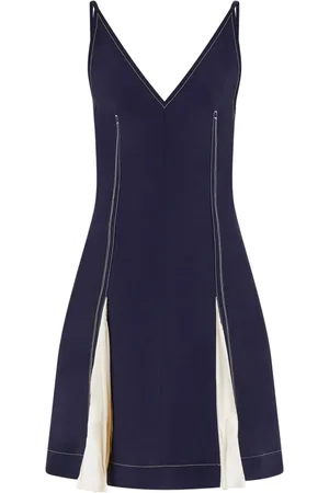 Salvatore Ferragamo Vestido corto con efecto satinado