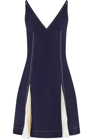 Salvatore Ferragamo Vestido corto con efecto satinado