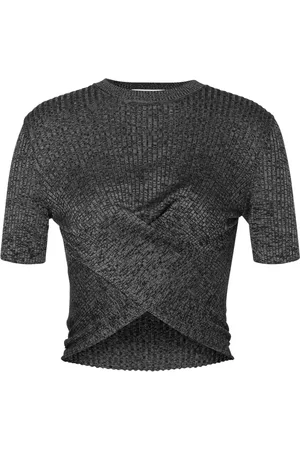Moschino Top de canalé corto