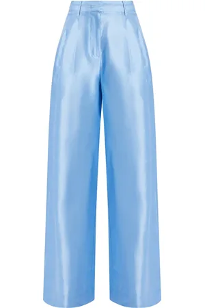 Staud Pantalones palazzo con pliegues