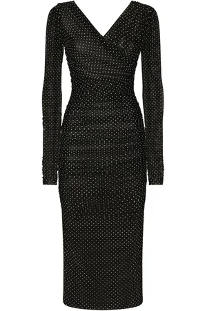 Dolce & Gabbana Vestido midi con motivo de lunares