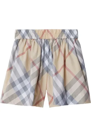 Burberry Shorts con cuadros estampados