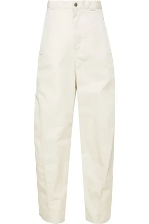 LEMAIRE Pantalones rectos 3D con tiro medio