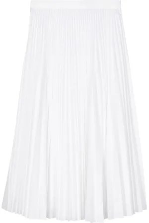 THEORY Falda midi con diseño plisado