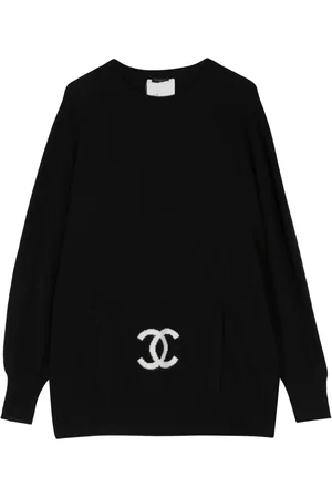 CHANEL Suéter con logo CC 1994
