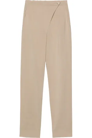 Emporio Armani Pantalones tapered con panel superpuesto