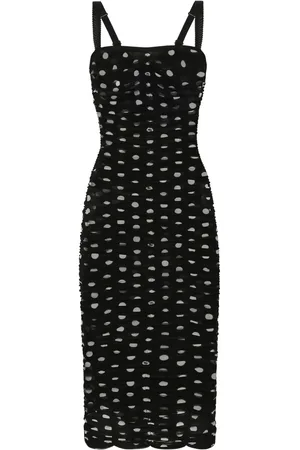 Dolce & Gabbana Vestido midi con motivo de lunares