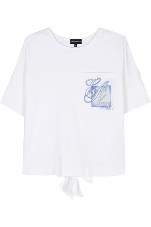 Emporio Armani Playera con logo estampado
