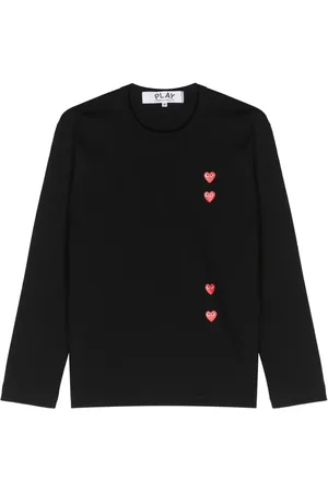 Comme des Garçons Playera con corazón estampado