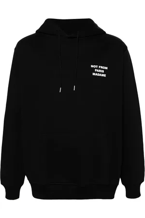 Drôle de Monsieur Hoodie con eslogan estampado