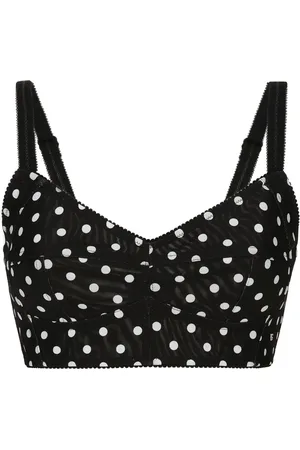 Dolce & Gabbana Top estilo corset con motivo de lunares