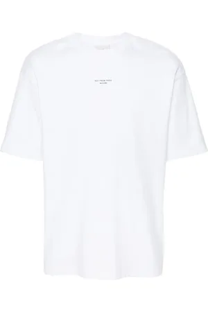 Drôle de Monsieur Playera con eslogan estampado