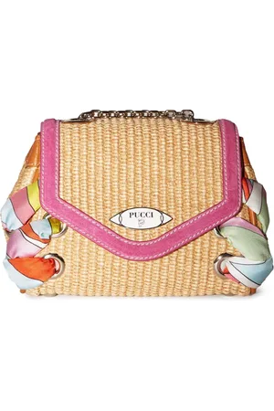 Puccini Bolsa con placa del logo Tressage