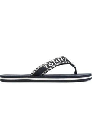 Tommy Hilfiger Flip flops con logo en jacquard