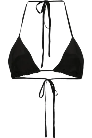 P.A.R.O.S.H. Top estilo brasier de seda con cuello halter