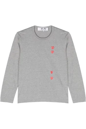 Comme des Garçons Playera con corazón estampado