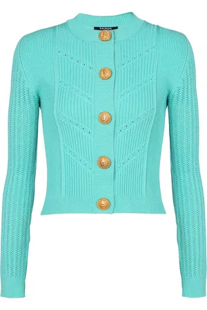 Balmain Cárdigan con botones en relieve