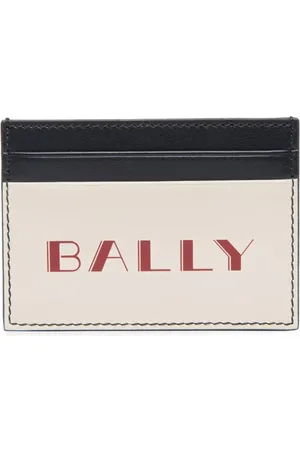 Bally Tarjetero con eslogan estampado