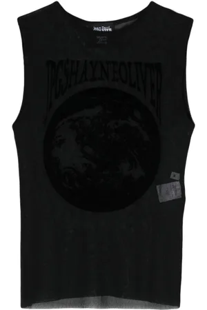 Jean Paul Gaultier Camiseta de malla de x Shayne Oliver